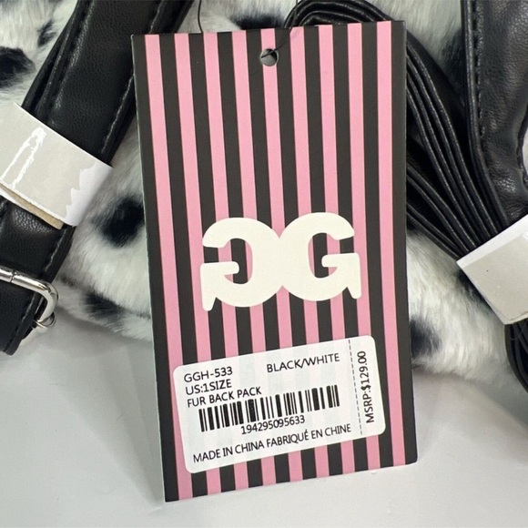 Gilda Paris Fur Mini Backpack NWT - Picture 4 of 8